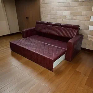 Sofa Cum Bed (Leather)