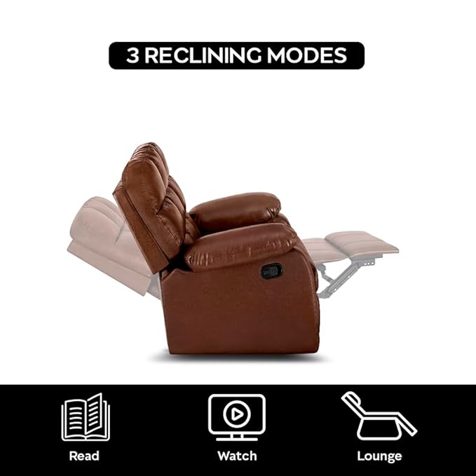 Leather Recliner Sofa