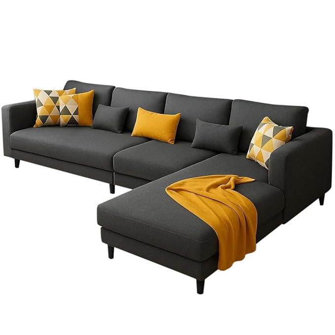 L-Shape Fabric Sofa