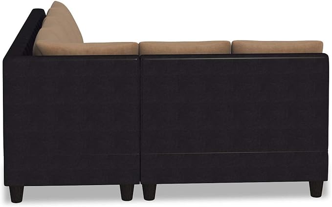 Wooden L-Shaped Sofa