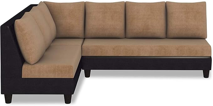 Wooden L-Shaped Sofa