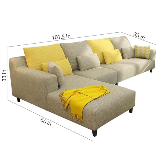 Sectional Fabric Sofa