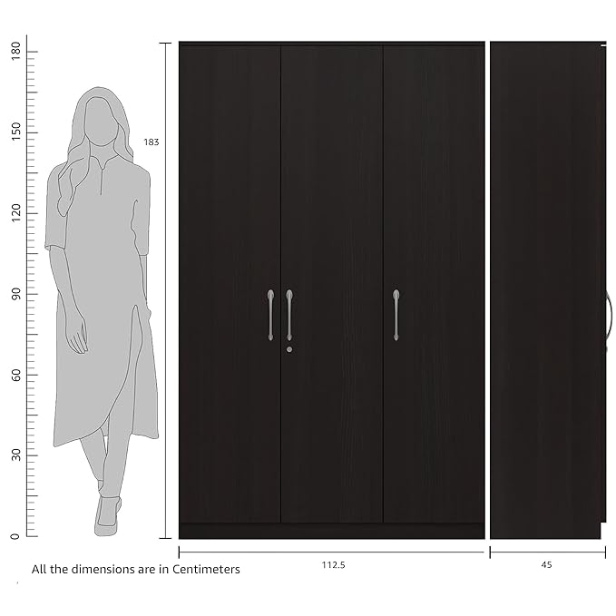 Engineered Wood 3 Door