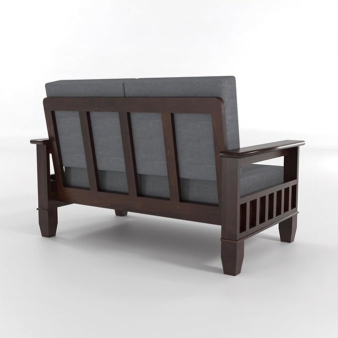Wooden 2-Seater Sofa