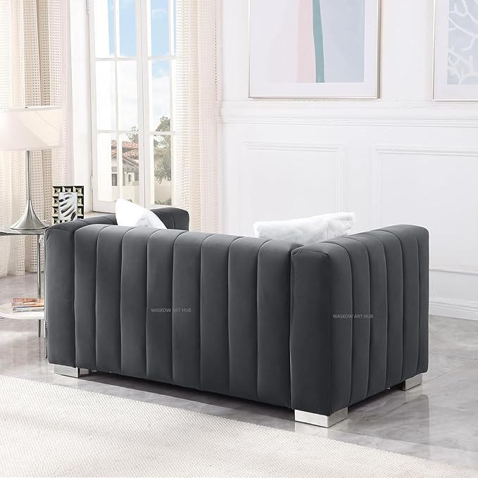 2-Seater Velvet Sofa