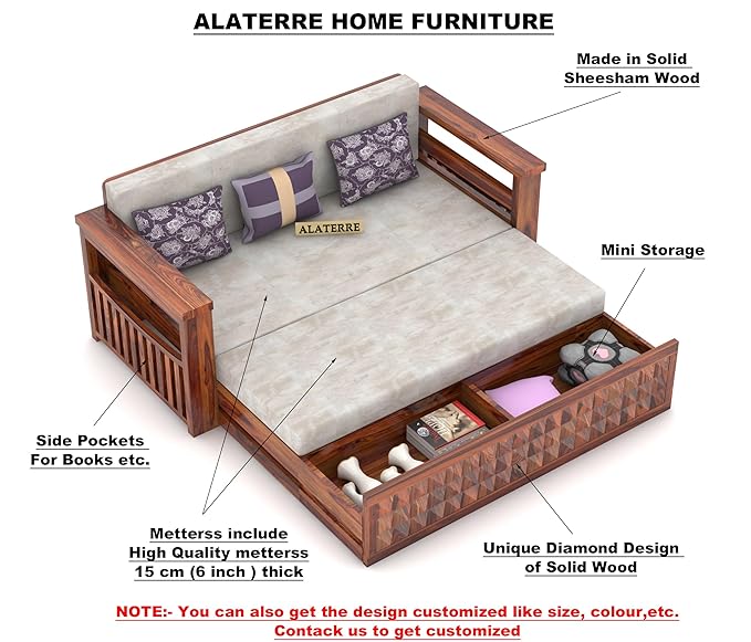 Sofa Cum Bed with Storage