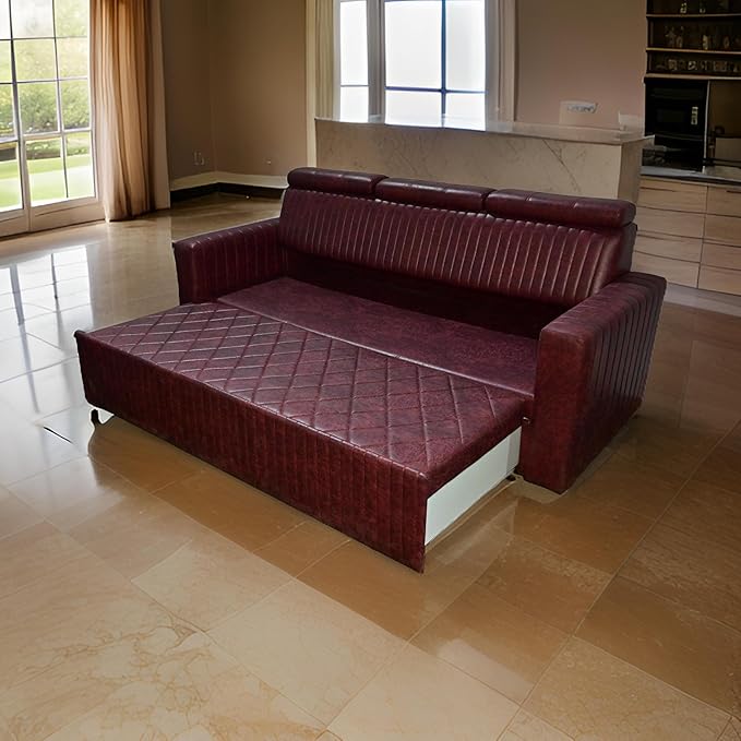 Sofa Cum Bed (Leather)