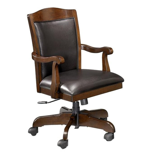 Wood with Leatherette Office Chair