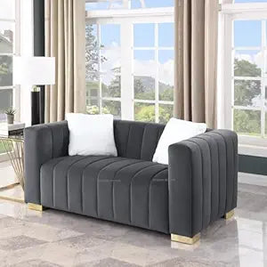 2-Seater Velvet Sofa