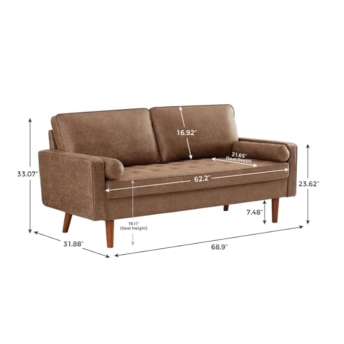 Loveseat Leather Sofa
