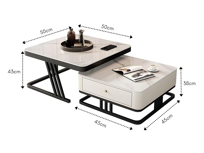 Center Table with Engineered Wood