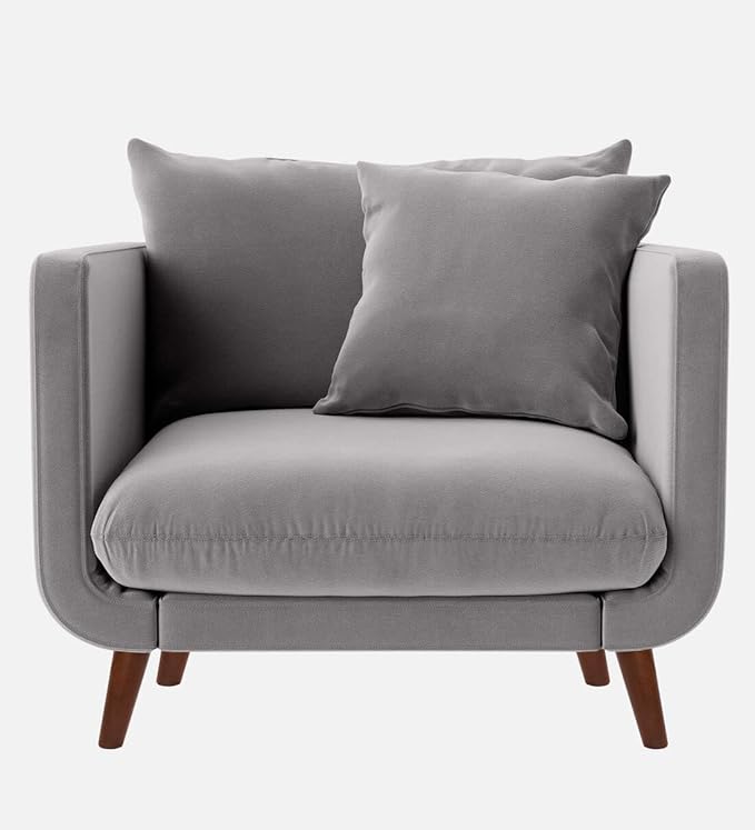 1-Seater Velvet Sofa / Velvet Armchair