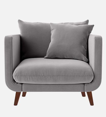 1-Seater Velvet Sofa / Velvet Armchair
