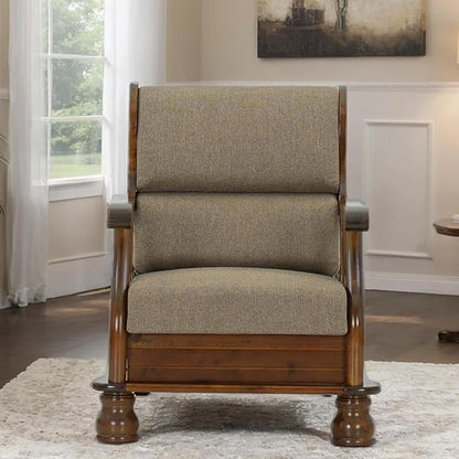 Wooden 1-Seater Sofa (Single Seater)