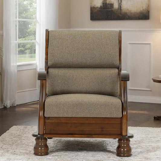 Wooden 1-Seater Sofa (Single Seater)