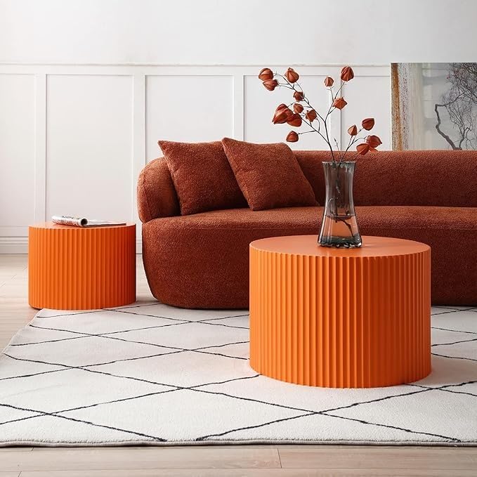 Curved Fabric Sofa