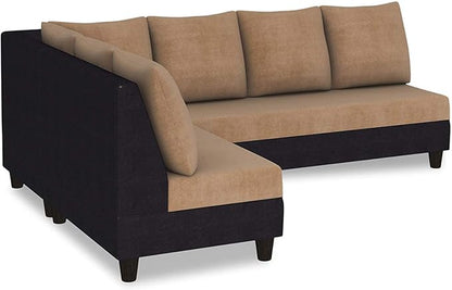 Wooden L-Shaped Sofa