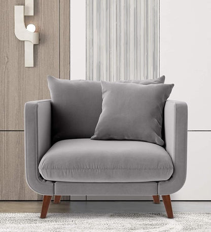 1-Seater Velvet Sofa / Velvet Armchair