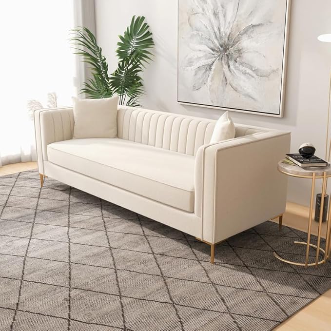 3-Seater Velvet Sofa