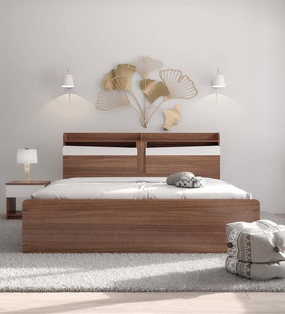 Queen Size Hydraulic Bed | Engineered Wood