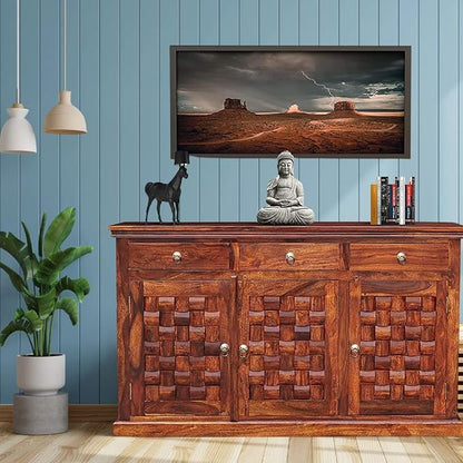 Wood Sideboard Storage Cabinet