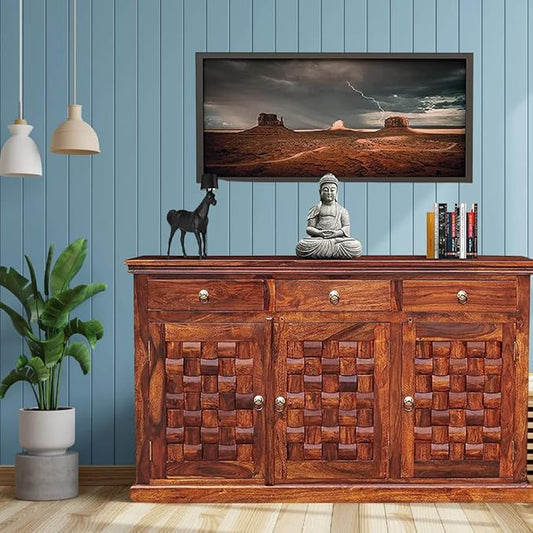Wood Sideboard Storage Cabinet