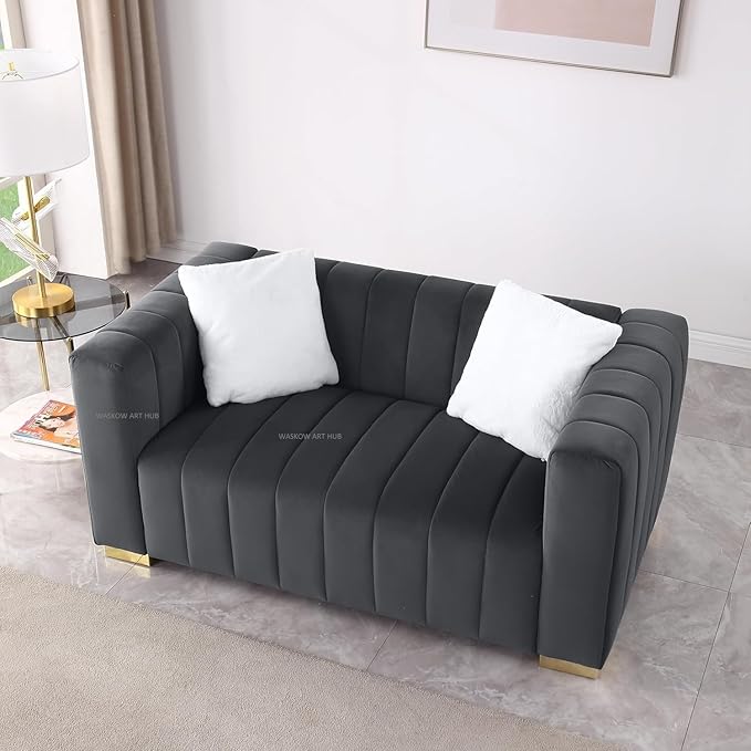2-Seater Velvet Sofa