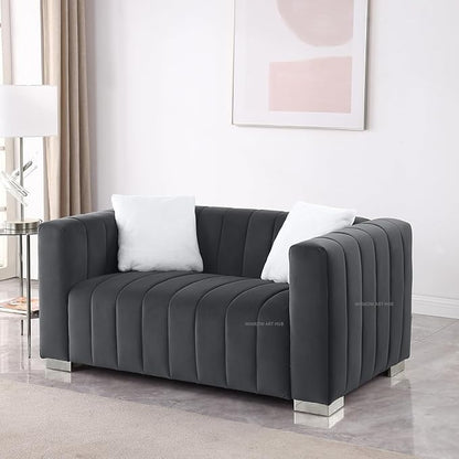 2-Seater Velvet Sofa