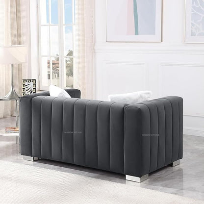 2-Seater Velvet Sofa