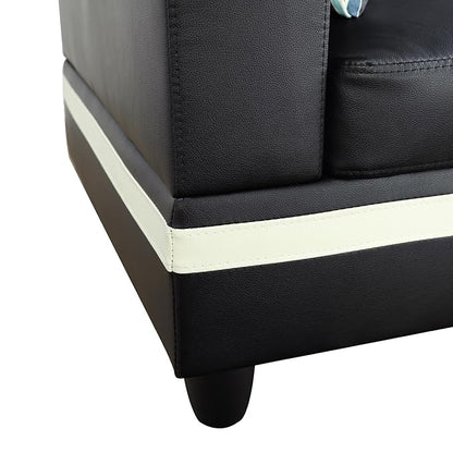 Modular L-Shape Sofa (Leather)